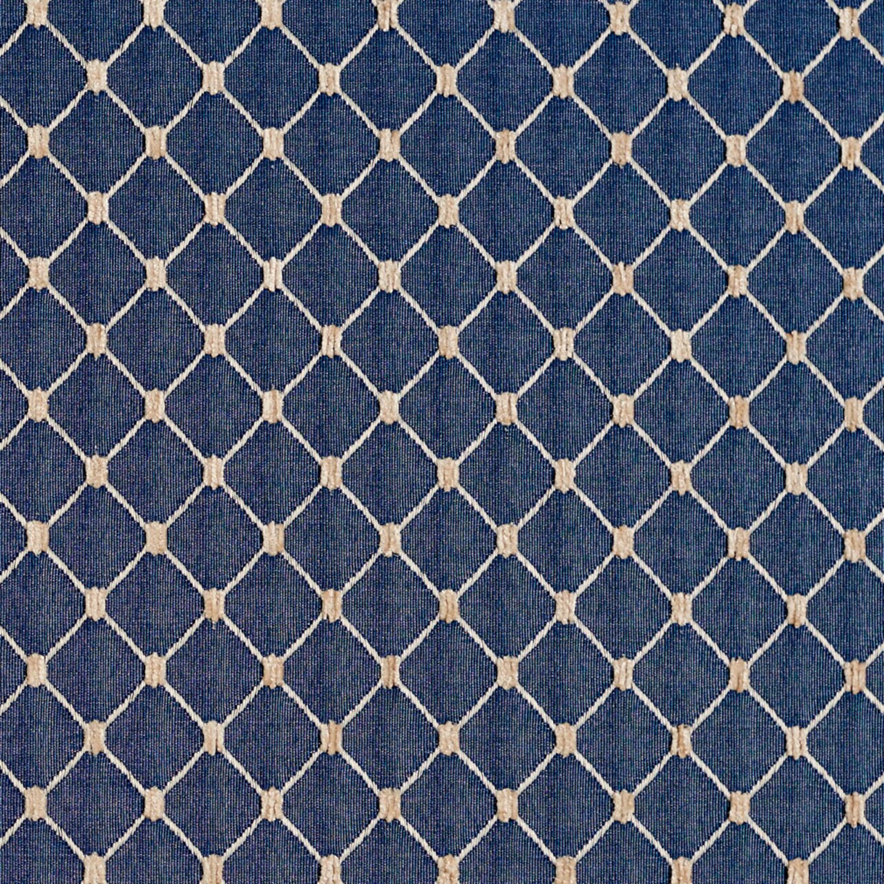 Wedgewood/Diamond - Blue Diamonds,Small Scale Upholstery Fabric 54 Inches"